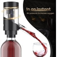 thumbnail image 3 of Aireador eléctrico para vino Higfra con tubo retráctil recargable, 3 of 9