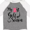 thumbnail image 4 of Inktastic My 1st Golf Season Girls Long Sleeve Baby Bodysuit, 4 of 5