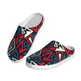 thumbnail image 2 of Lsque Geometric Elements Pattern Womens Comfort Cotton on Scuff With Memory Foam and Anti-skid Sole Slipper-40/41, 2 of 7