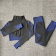 thumbnail image 1 of Chándal sin costuras para mujer, conjunto de Yoga, ropa deportiva de entrenamiento, ropa de gimnasio, Leggings de cintura alta de manga larga, trajes deportivos, 1 of 4