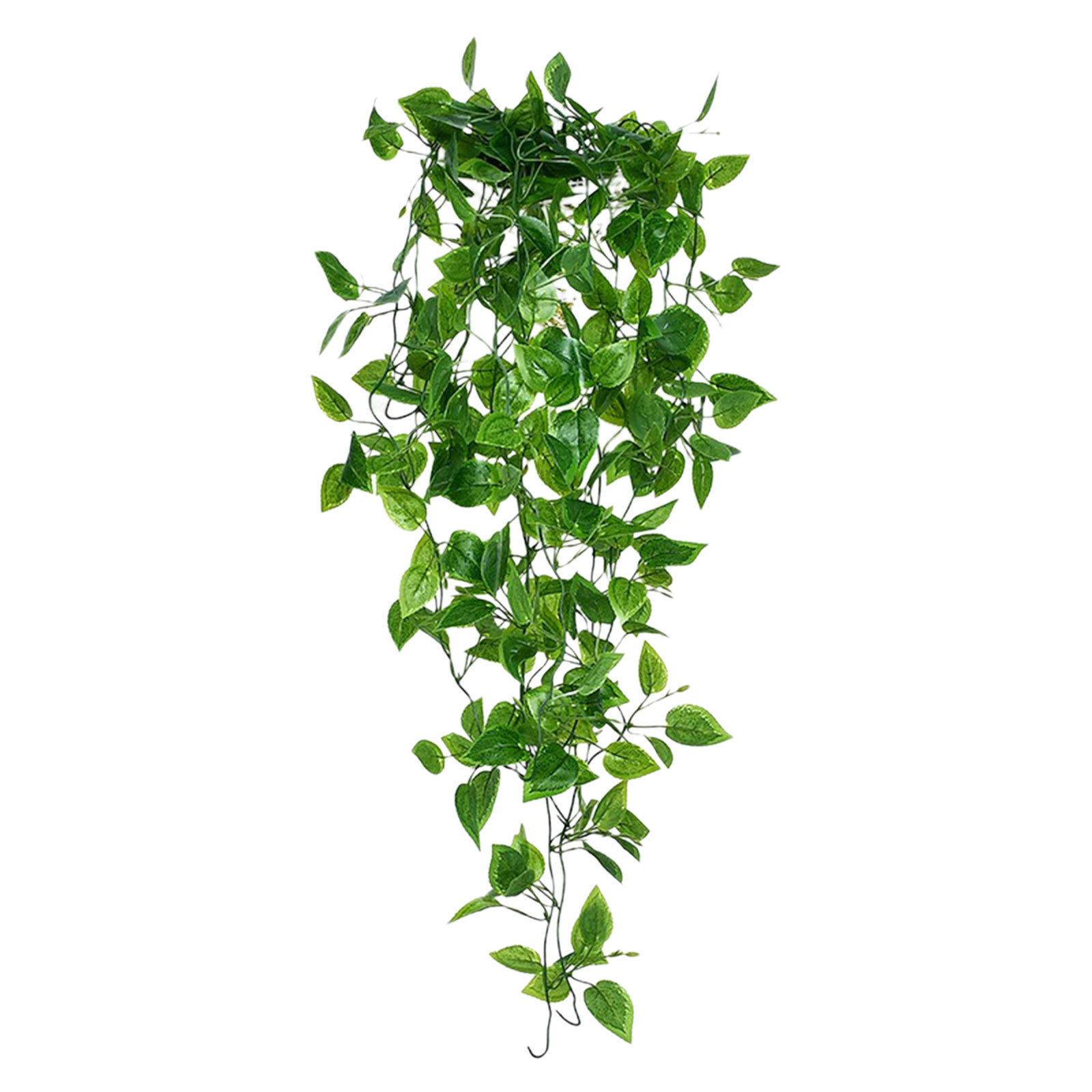 Twfbrm Fake Hanging Plants for Home Decor, 39" Artificial Ivy Vine with Scindapsus Leaves, UV Resistant Plastic Hanging Pothos Plants Greenery Garland for Wall Office Porch Wedding Party Outdoor