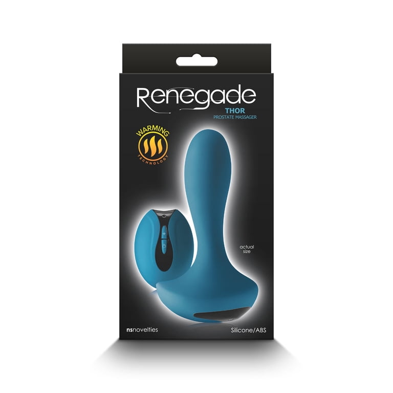 Renegade Thor Silicone Vibrating Anal Sex Toy with Remote Control, Teal -  Walmart.com