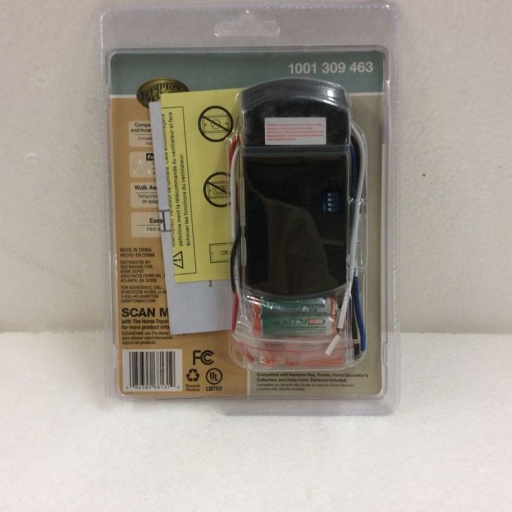 Hampton Bay Premier Universal Ceiling Fan Remote (NEW OPEN BOX