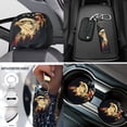 thumbnail image 4 of Uorisanigo American Flag Eagle Car Seat Covers Full Set with Armrest Cover Seatbelt Covers Handbrake Gear Shift Headrest Cushion Steering Cover Coasters Set Keyrings SUV Trucks Sedan,Pack of 18, 4 of 7