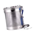thumbnail image 1 of lingqin Mesh Tea Ball Infuser Accessory Lightweight Filter for Restaurant Home Stews 10cmx11cm, 1 of 9