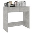 thumbnail image 3 of vidaXL Desk Concrete Grey 80x40x75 cm Engineered Wood, 3 of 4