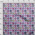 thumbnail image 3 of oneOone Polyester Spandex Medium Blue Fabric Beach Slipper Craft Projects Decor Fabric Printed By The Yard 56 Inch Wide, 3 of 4