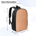 thumbnail image 2 of Uemuo Sleepy Foxes Printed Durable 17-inch Student Backpack - Lightweight, Waterproof, Adjustable Straps, Ideal for School, Work, Travel, 2 of 5