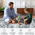 thumbnail image 5 of Garvee 2'x6' Kitchen Runner Rug Non-Slip Hallway Bedroom Rug Vintage Floral Distressed Rug for Laundry Room, Gray, 5 of 7