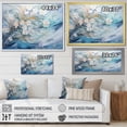 thumbnail image 4 of Designart "Frozen Fluid Art" Snow Canvas Art Print, 4 of 7