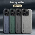 thumbnail image 3 of Luxury Leather Case For iPhone 16 15 14 11 13 12 Pro Max Mini XR 15 14 16 Plus Shockproof Cover For iPhone XS Max 8 7 SE Funda Black For iPhone XS Max, 3 of 7