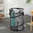 thumbnail image 7 of XGFHYJEH Laundry Basket Bag, Portable Laundry Basket, Dirty Clothes Hamper, Mesh Laundry Hamper Basket, Folding Dirty Clothes Sundries Storage Bag, 7 of 7