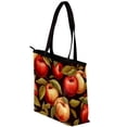 thumbnail image 3 of Thanksgiving Twill Sponge Jeanette Canvas Leather Mix Handbag 30x10.5x39cm/11.8x4.1x15.4in, 3 of 5