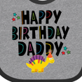 thumbnail image 4 of Inktastic Happy Birthday Daddy Party Boys or Girls Baby Bib, 4 of 4