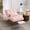 Pink, variant on Villeston Corduroy Accent Chair with Adjustable Backrest,Reclining Chair For Reading Room,Living Room,Apartment, Office,Dark Gray