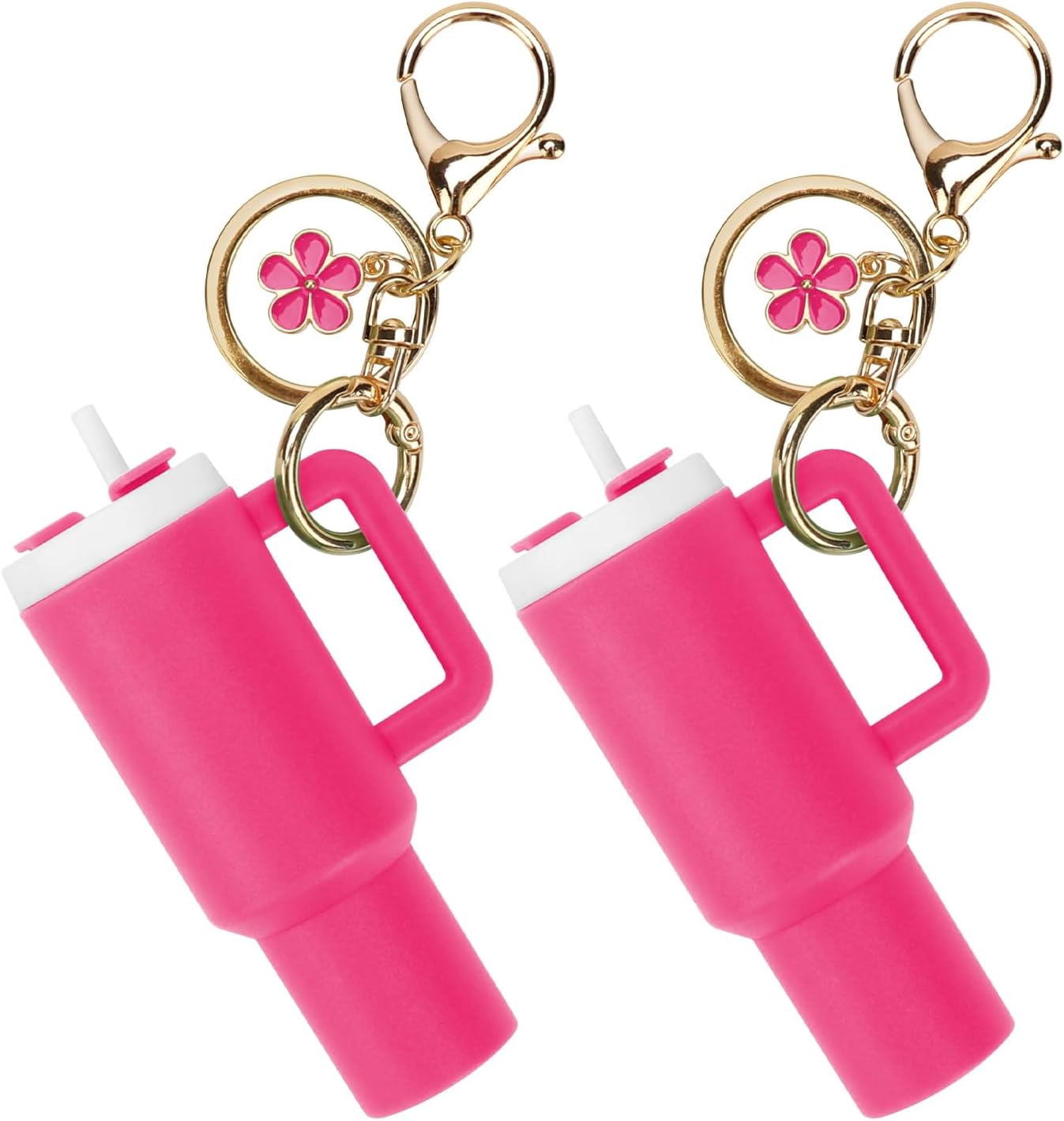 Mini Tumbler Keychain for Stanley,2 PCS Mini Cup Keychain Stanley