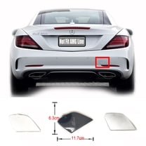 Trimla Rear Tow Cover for 16-18 Mercedes-Benz SLC SLK Roadster W172 R172 Fit 200 250 280 300 350 55 2016 2017 2018 bumper towing Hook Eye Cap A1728853723