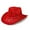Hot Pink, variant on Joau Plain Felt Christmas Cowboy & Cowgirl Hat Santa Claus Hat Christmas Western Cap for Christmas Cosplay Costume Accessories Xmas Party Supplies