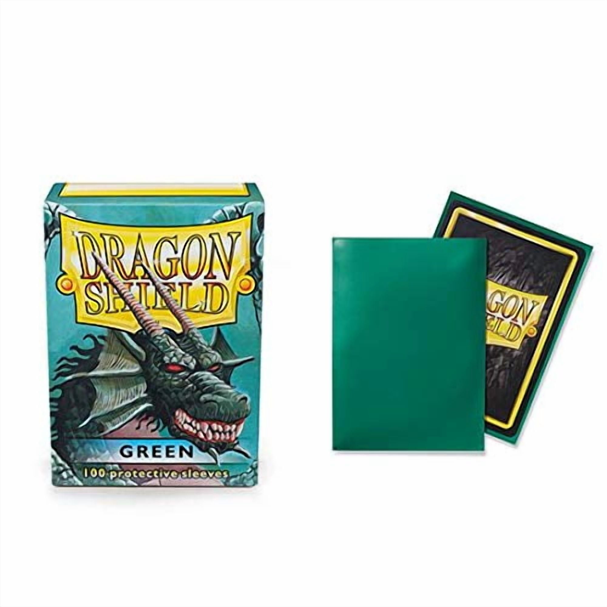5 Packs Dragon Shield Classic Green Standard Size 100 ct Card Sleeves Value Bundle!