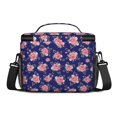 thumbnail image 3 of Lunch Box Pioneer Flower Floral Print Pattern Insulated Lunch Bag for Women Men,Medium Leakproof Lunchbox Cooler Bag Adjustable Strap,10 X 6.7 X 8 Inches, 3 of 6