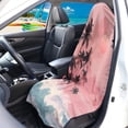 thumbnail image 2 of Uorisanigo Car Front Seat Covers Easy to Install Pink Sunset Palm Tree Bucket Towel Seat Covers Fashion Auto Interior Front Car Seat Covers Universal Fit for Auto Truck Van SUV, 2 of 6