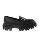 thumbnail image 1 of Mocasín Becky color negro con hebilla dorada y textura snake 25.5 Dorothy Gaynor Mocasín Becky color negro con hebilla dorada y textura snake 25.5, 1 of 6