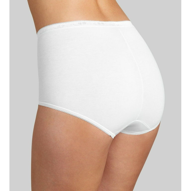 Sloggi Womens Zero Feel High Waisted Seamfree Cotton Underwear or Panties  Basic Maxi Briefs (White, M, 4 Pack) 