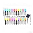 thumbnail image 2 of Christmas Clearance!—less than $1 each, 20 LED Solar Column Ground Stake Lights with 3 colors to choose from for Garden Walkway Outdoor Decor(Multicolor), 2 of 6