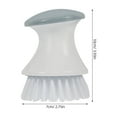 thumbnail image 2 of LABSERRON 2Pcs Kitchen Scrubber Brush Round Prevent Scratches Ergonomic Design 3.93X2.75X2.75in, 2 of 8