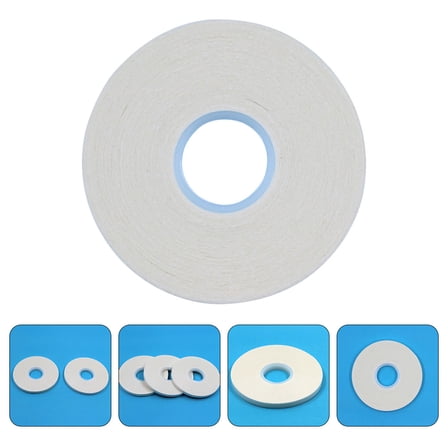 CRAFTHROU 1 Roll White Quilting Sewing Double Side Tape for Sewing Supplies 3.5X3.5X0.2in