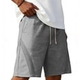 thumbnail image 2 of Bxsruta Men's Lightweight Drawstring Athletic Shorts Nylon Spandex Blend with Pockets for Casual Wear and Workout, 2 of 7
