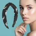 thumbnail image 2 of Unique Bargains 1 Pc Fashion Swallow Pattern Headbands for Women Black, 2 of 6