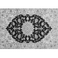 thumbnail image 1 of Ahgly Company Machine Washable Indoor Rectangle Medallion Gray Traditional Area Rugs, 8' x 10', 1 of 1