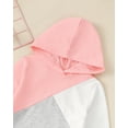 thumbnail image 4 of 5T Kids Girl Clothes Little Girl Outfits Hooded Long Sleeve Tops Pants Set Little Girl Fall Clothing Outfits Pink 5-6 Years Little Girl Clothes, 4 of 8