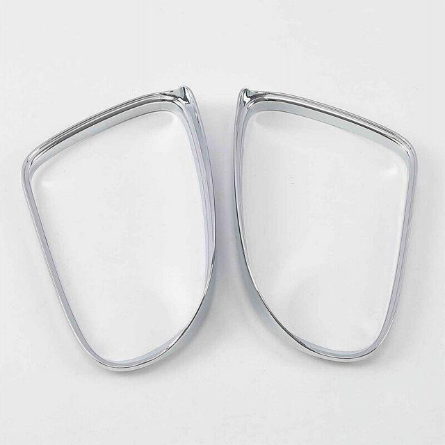 Car for Hyundai Kona Electric 18-22 2PCS Chrome Rear View Side Mirror F for Ram e Trim