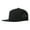 Black, variant on Men Flat Brim Adjustable Performance Hat Snapback Perforated Baseball Cap, Grey, One Size