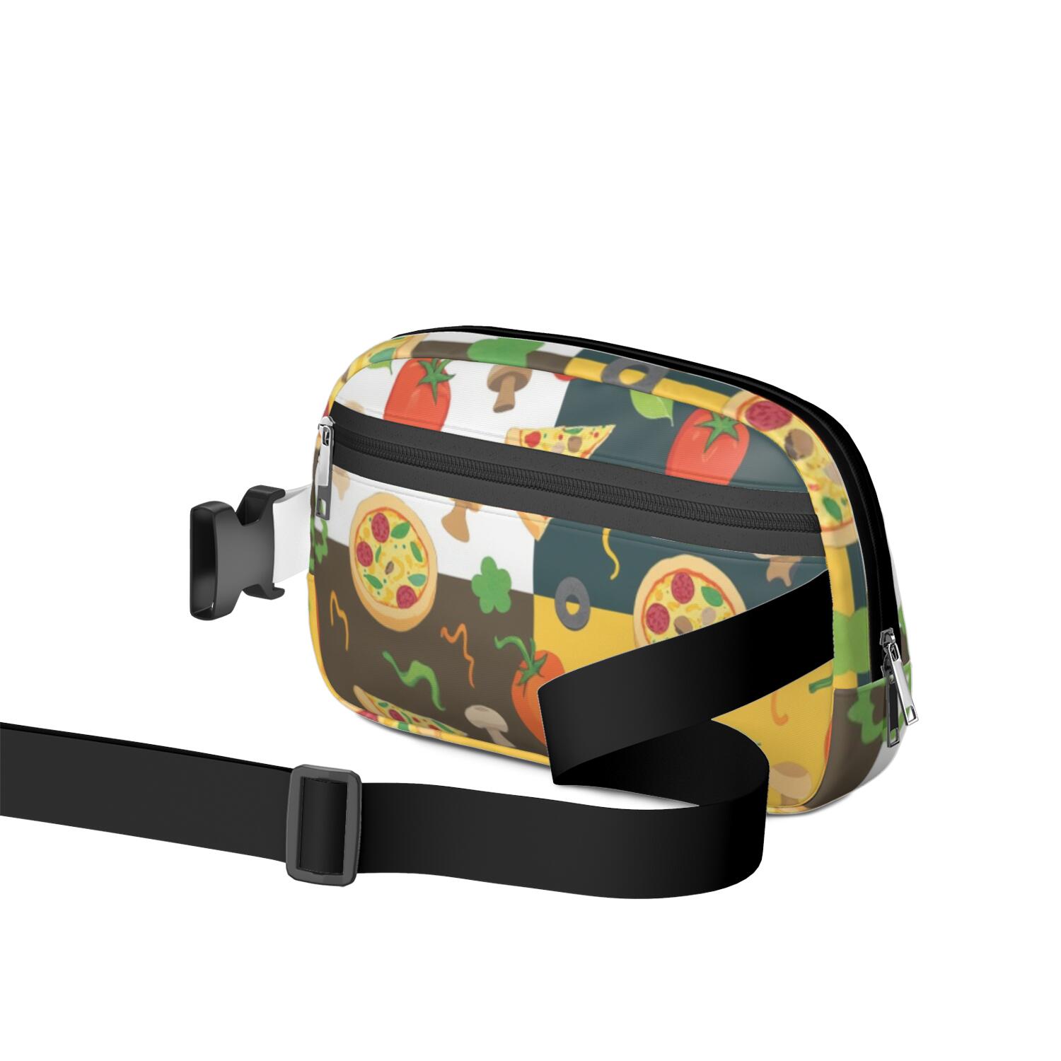 Waist Bag for Sports Enthusiasts Commuters Waist Bag & Hip Bum Bag with Adjustable Strap for Outdoors Workout Traveling Pizza Sporty Waist Pack