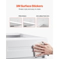 thumbnail image 4 of VEVOR White Shaker Base Cabinet with Drawer, 18-Inch Unassembled Drawer Base Cabinet, 18" W x 24" D x 34.5" H Ready to Assemble Cabinet with Soft-Close Door and Adjustable Shelf, for Home Office, 4 of 9