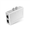 thumbnail image 3 of 2X Mini 2 Port RJ45 RJ-45 Network Network Box Switcher Dual 2 Way Port Manual Sharing Switch Adapter HUB,2 * 2 Port Network Switch,white, 3 of 8