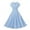 Light Blue, variant on Odeerbi Dresses for Women 2025 Homecoming Dresses Beach Floral Print Sleeveless Tank Swing Dress Light Blue