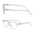 thumbnail image 2 of Readerest Round Blue Light Blocking Reading Glasses (Clear, Zero Magnification) Computer Glasses, fashionable for men and women, Anti Glare, Anti Eyestrain, UV protection, peepers glasses, 2 of 6