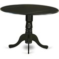 thumbnail image 5 of 5 Piece Dining Table Set for 4 with Round Kitchen Table and 4 Chairs, Black, 5 of 14
