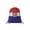Blue, variant on Soccer Game Drawstring Backpack 16.53 in, Portable Plastic Fan Storage Sack with National Flag Pattern and Lightweight Shoulder String Design for Football Match Sports Travel Daily Use (Red)