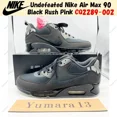 thumbnail image 1 of Undefeated Nike Air Max 90 Black Rush Pink CQ2289-002 Men's Size, 1 of 6