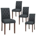 thumbnail image 3 of TLSUNNY Set of 4 Upholstered Dining Chairs, Tufted Parsons Design Side Chairs, for Dining Room/Kitchen, 3 of 10