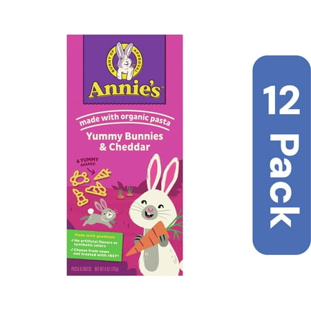 Annie's Homegrown Bunny Macaroni & Cheese 6 oz (Pack Of 12)