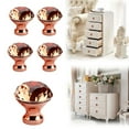 thumbnail image 2 of Heavy Duty Fixing Clips 1 10Pcs Diamond Crystal Glass Door Cabinet Drawer Knobs Handles Pulls Glass Crystal Diamond Handle Drawer Furniture Wardrobe Door Hardware Handle Single Hole Circular Rose, 2 of 9