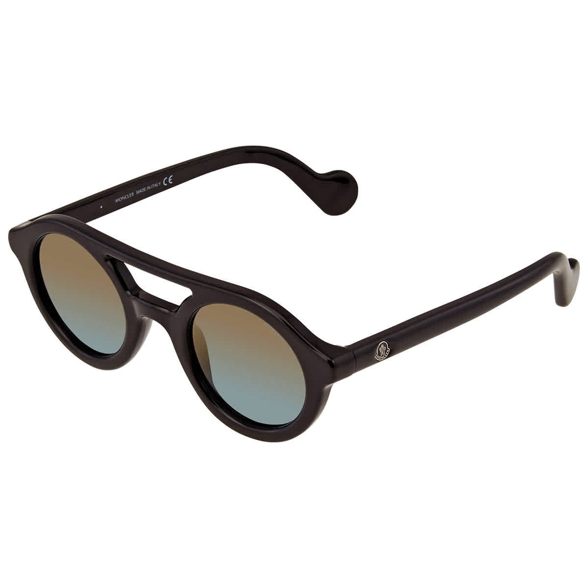 Moncler Mirrored Blue Round Unisex Sunglasses ML0014 01X 47 26 145