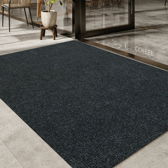 OVYEOFR 3' x 5' Front Door Mat, Indoor Outdoor Commercial Floor Entrance Mat with Rubber Backing, Welcome Mat for Entryway, Patio, Home