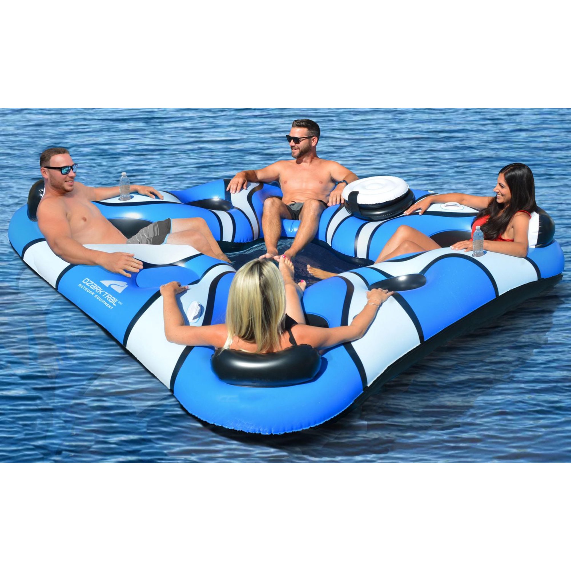 Ozark Trail Rapid Rider Sustainable 4-person Float with Cooler
